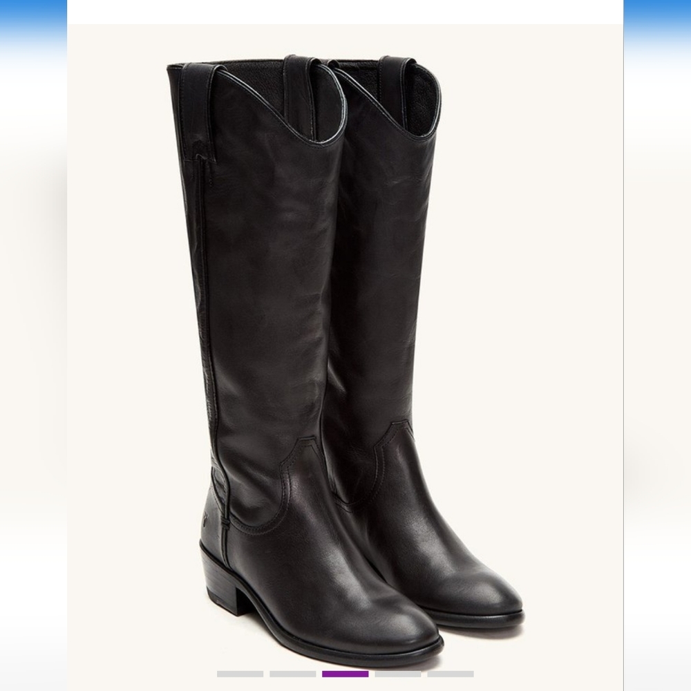 Black Leather Carson Boot